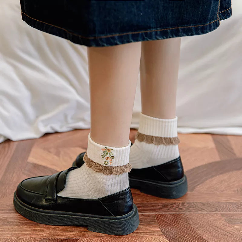 Cozy Cute Autumnal Socks (1 Pair)