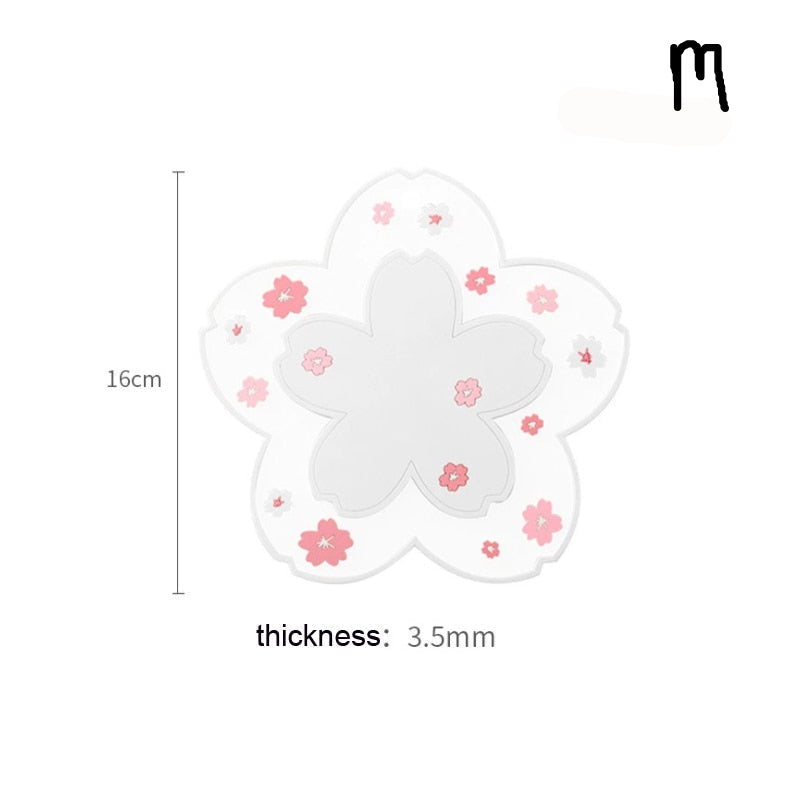 1pc Kawaii Japan Style Sakura Coffee Cup Coaster