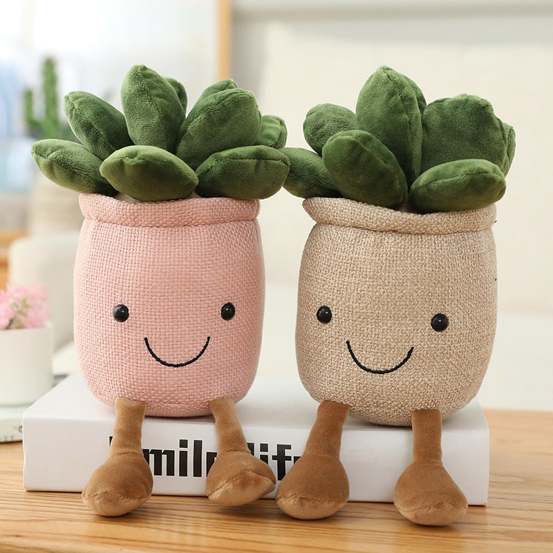 Succulent Plant Plushie Cute Cozy Stuffed Toy Decor
