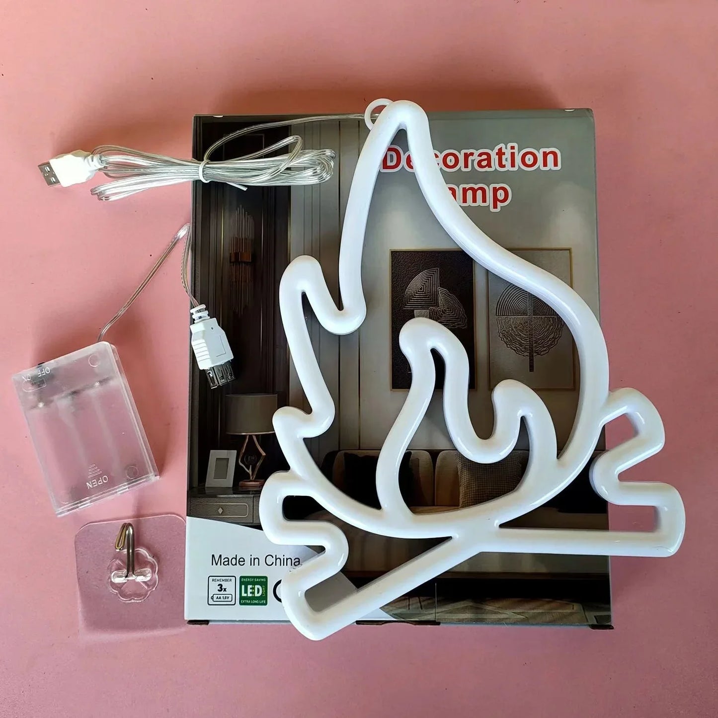 LED Bright Neon Light Night Room Wall Art l