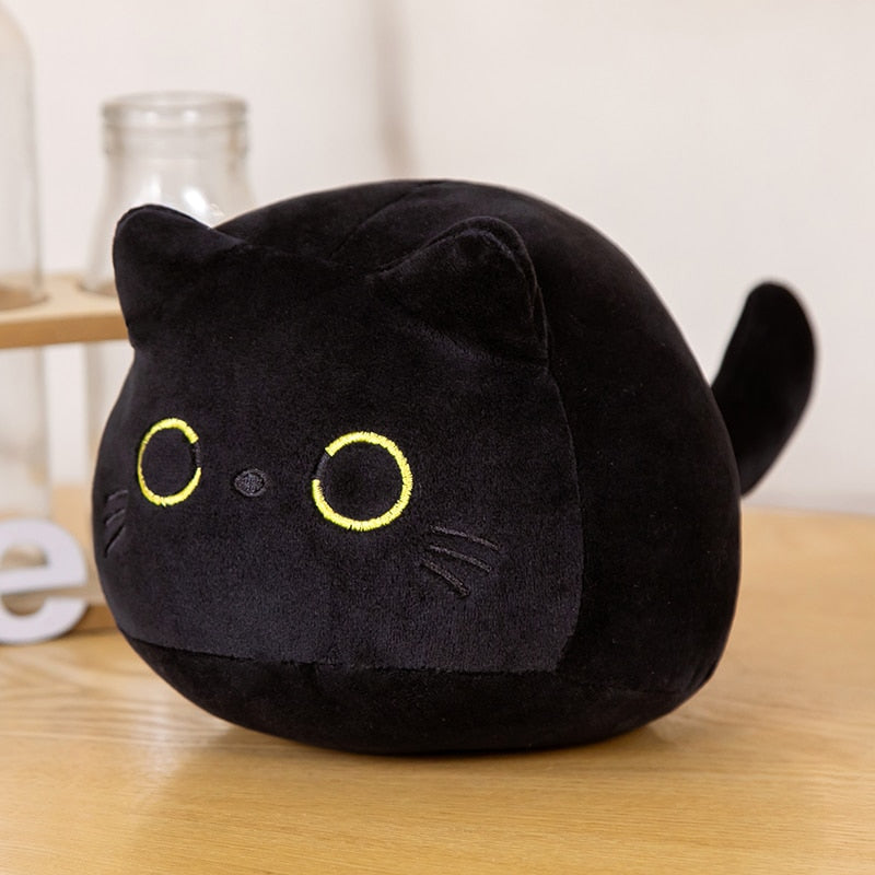 Black Kawaii Kitty Cat Plushie (3 Sizes)