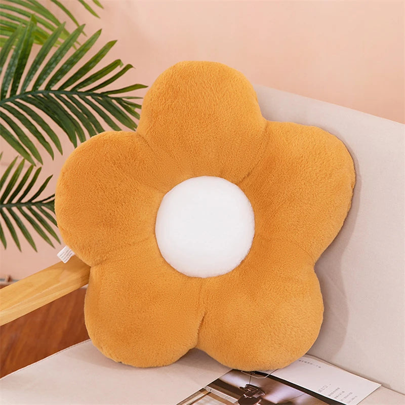 Colorful Cute Kawaii Flower Cozy Cushion