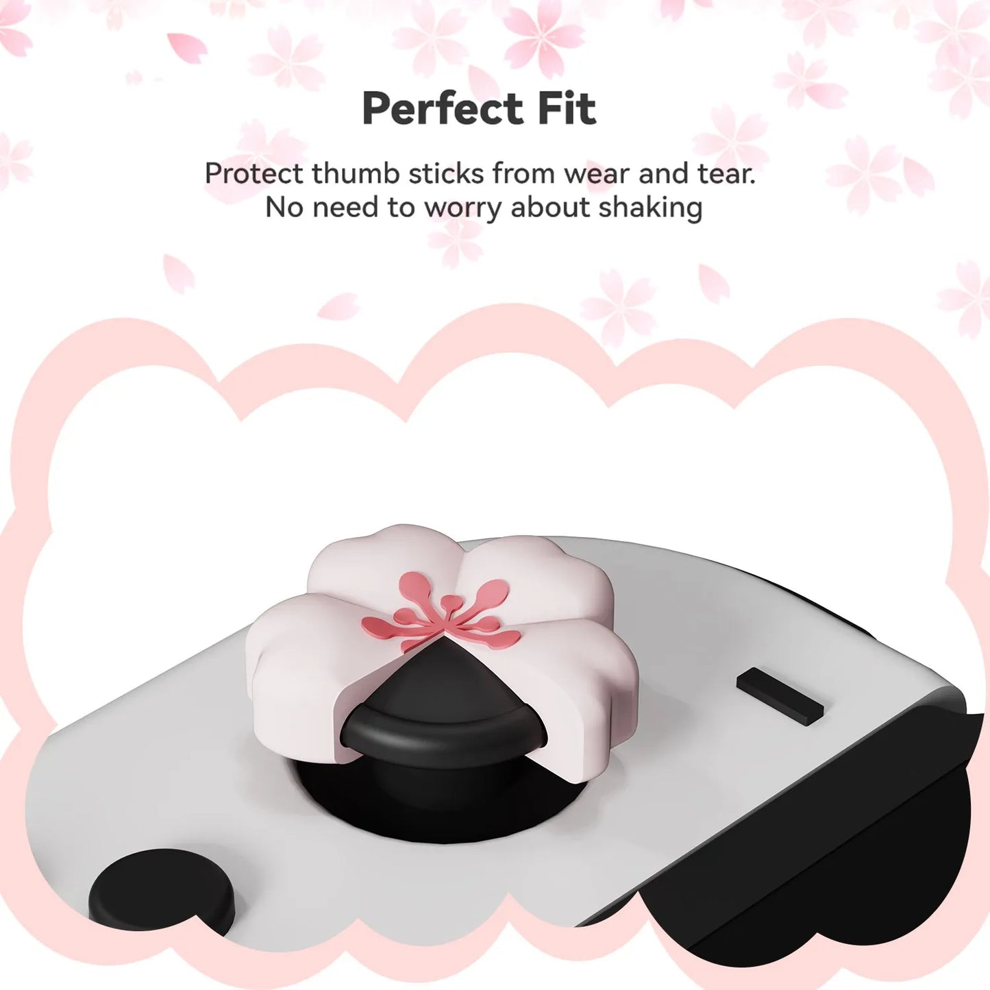 Cherry Blossom Thumb Grip Caps Joystick Cover for Nintendo Switch/Oled/Lite