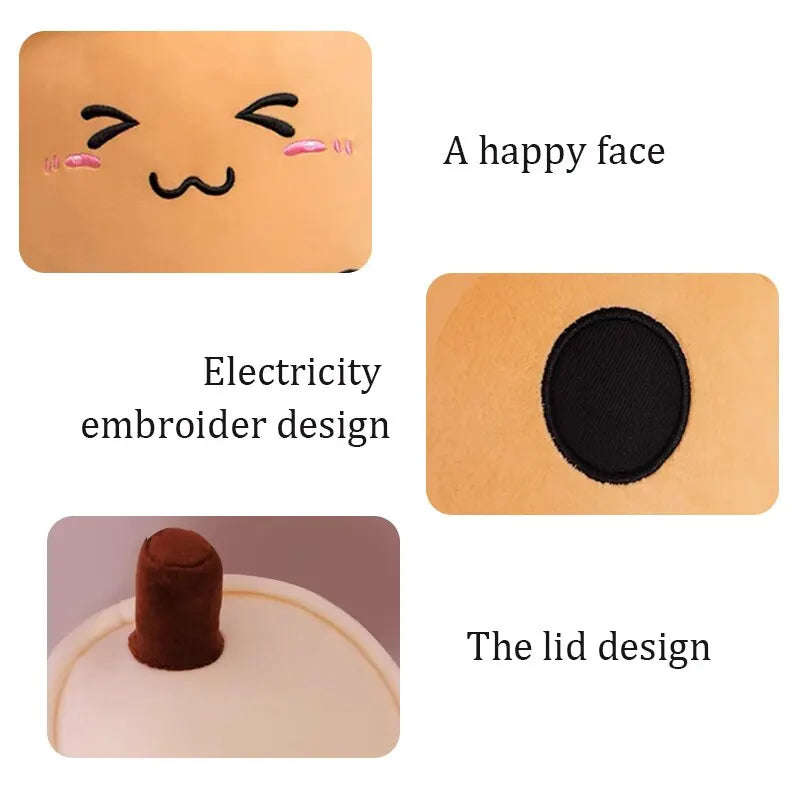 Boba Milk Tea Cup Pillow Plush Toy
