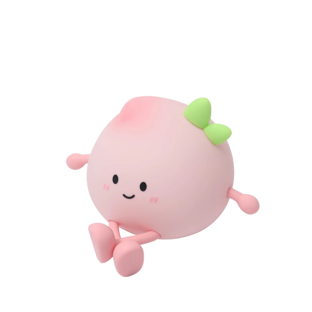 Cute Peach Rechargeable LED Lamp