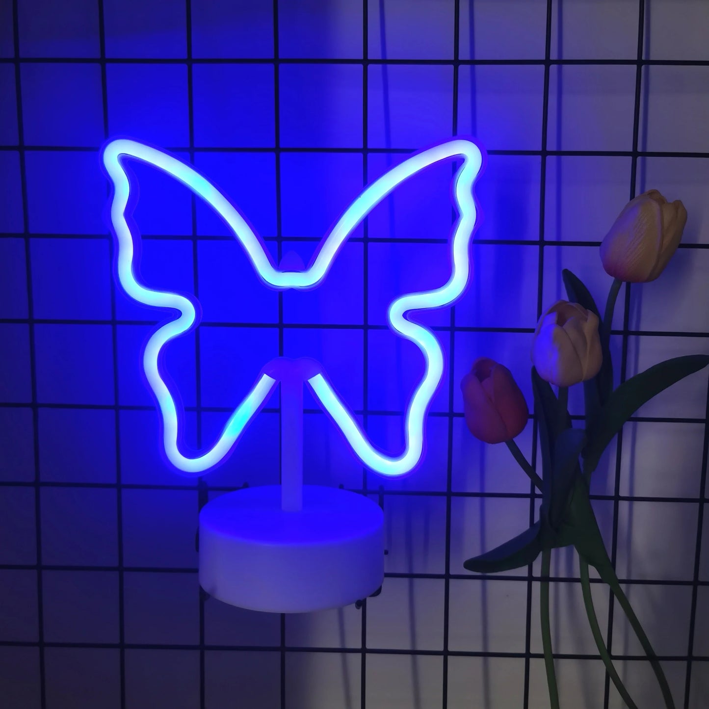 Colorful Desktop Butterfly Neon Light