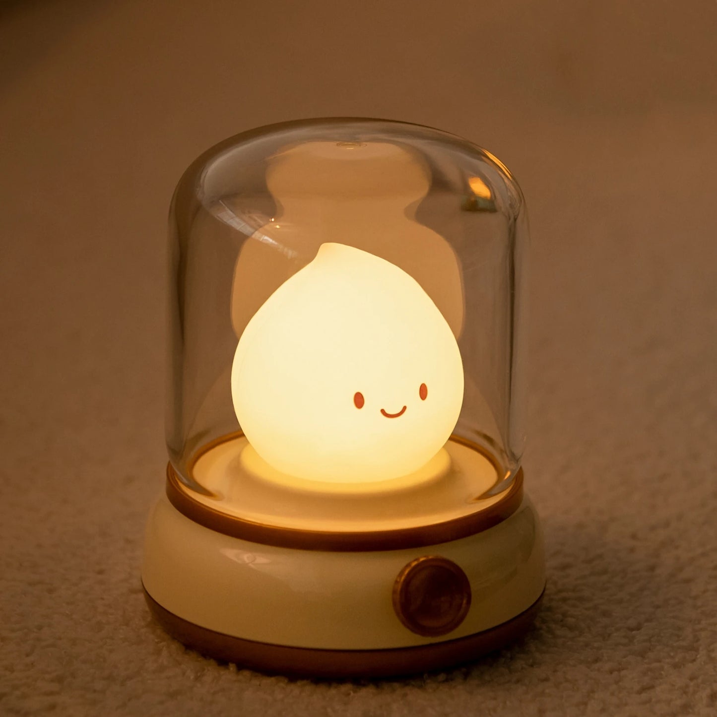 Ghost Flame Mini Desktop LED Cute Night Lamp - USB Chargeable