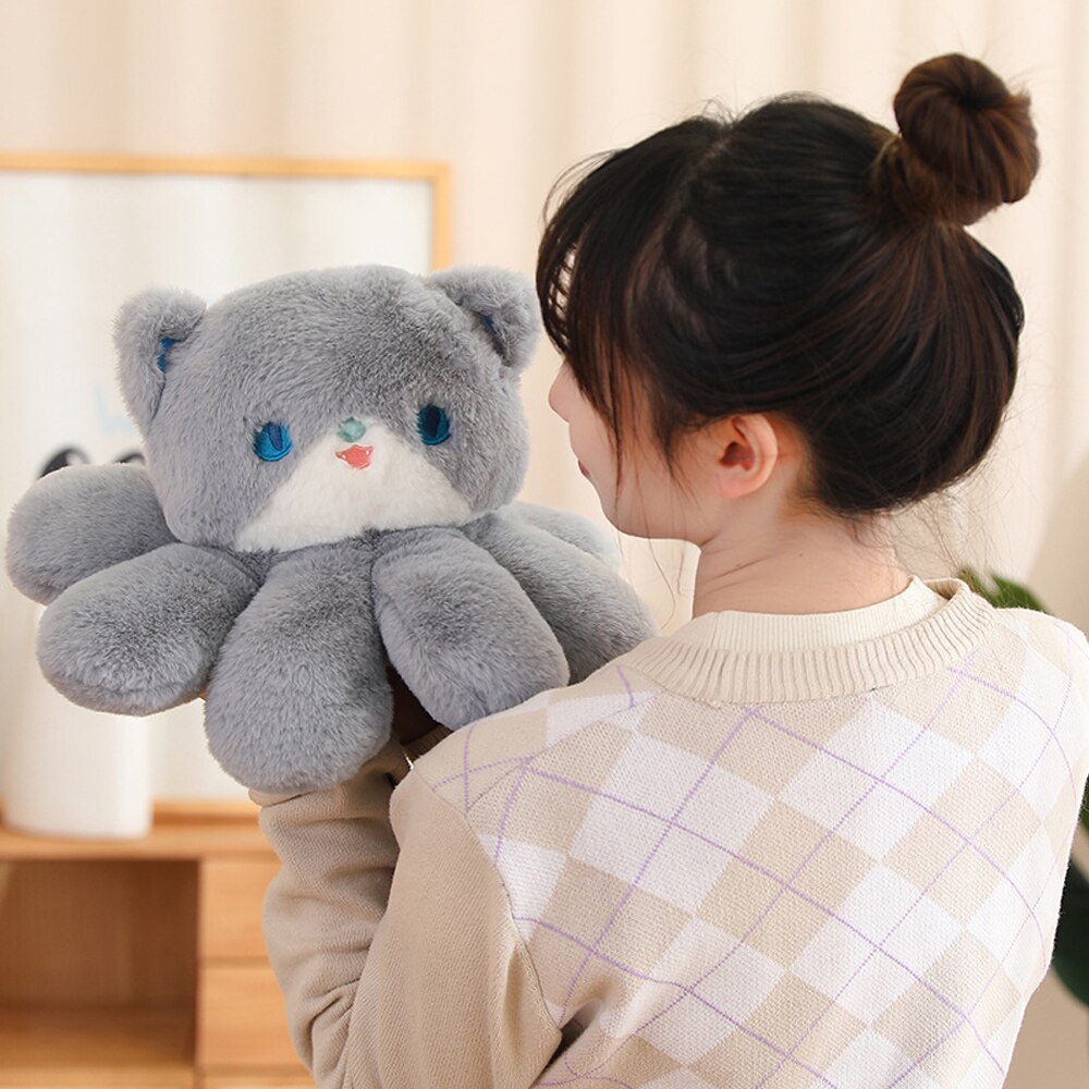 Octopus Kitty Stuffed Soft Cozy Kawaii Plushie