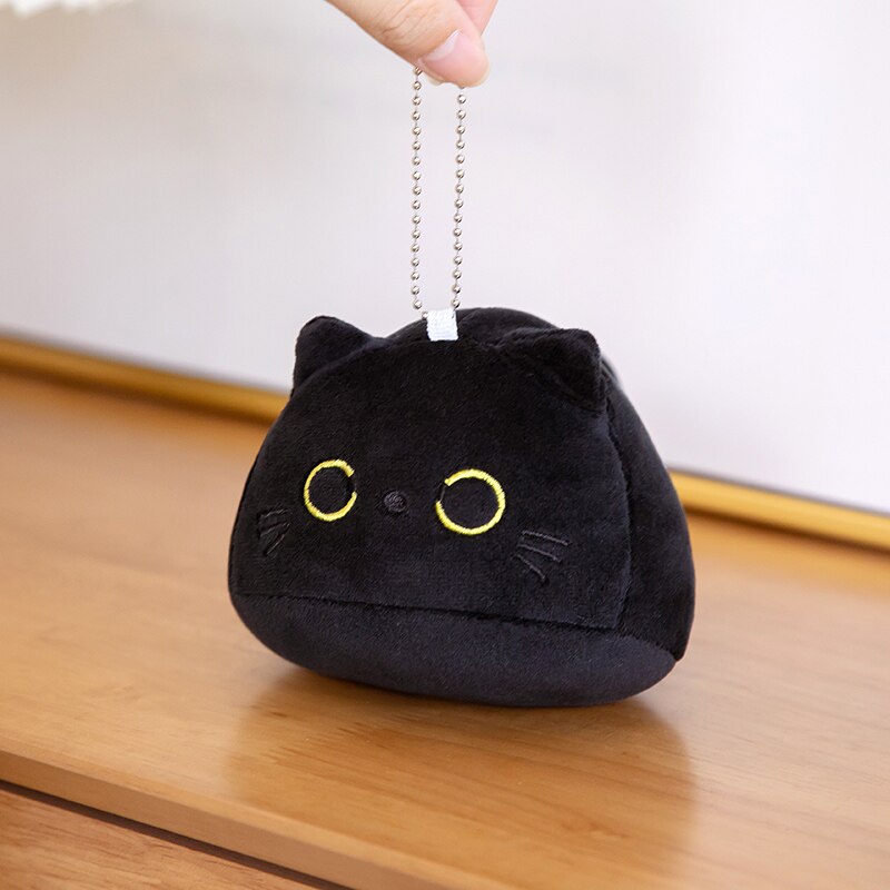 Black Kawaii Kitty Cat Plushie (3 Sizes)