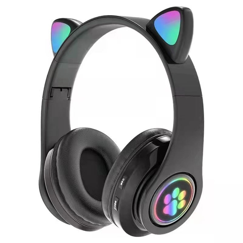 Kitty Wireless Bluetooth Gaming Music Headset Headphones Multiple Colors