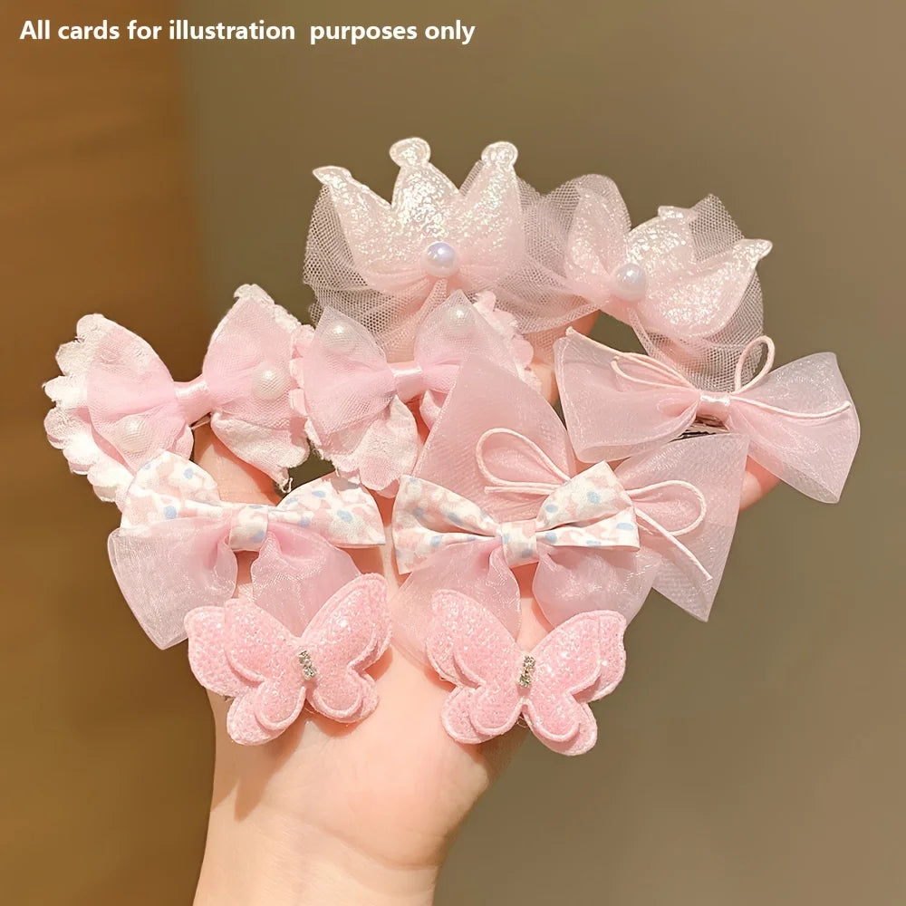 Cute 10 Pieces Pink Hairpins