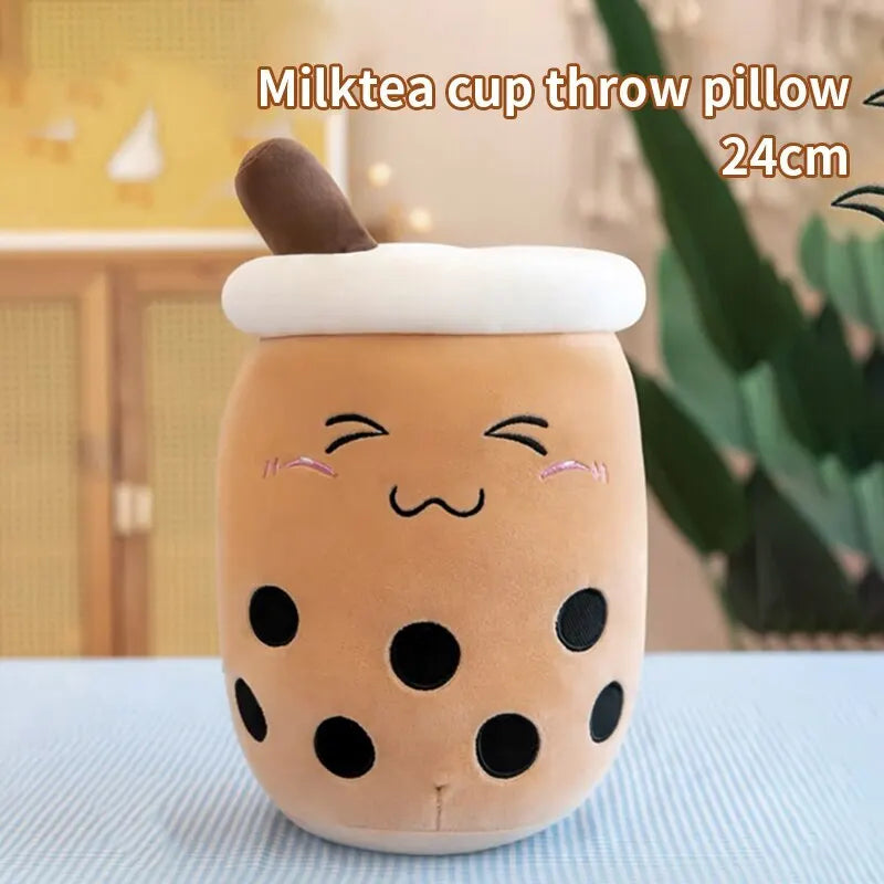 Boba Milk Tea Cup Pillow Plush Toy