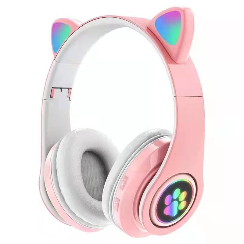 Kitty Wireless Bluetooth Gaming Music Headset Headphones Multiple Colors