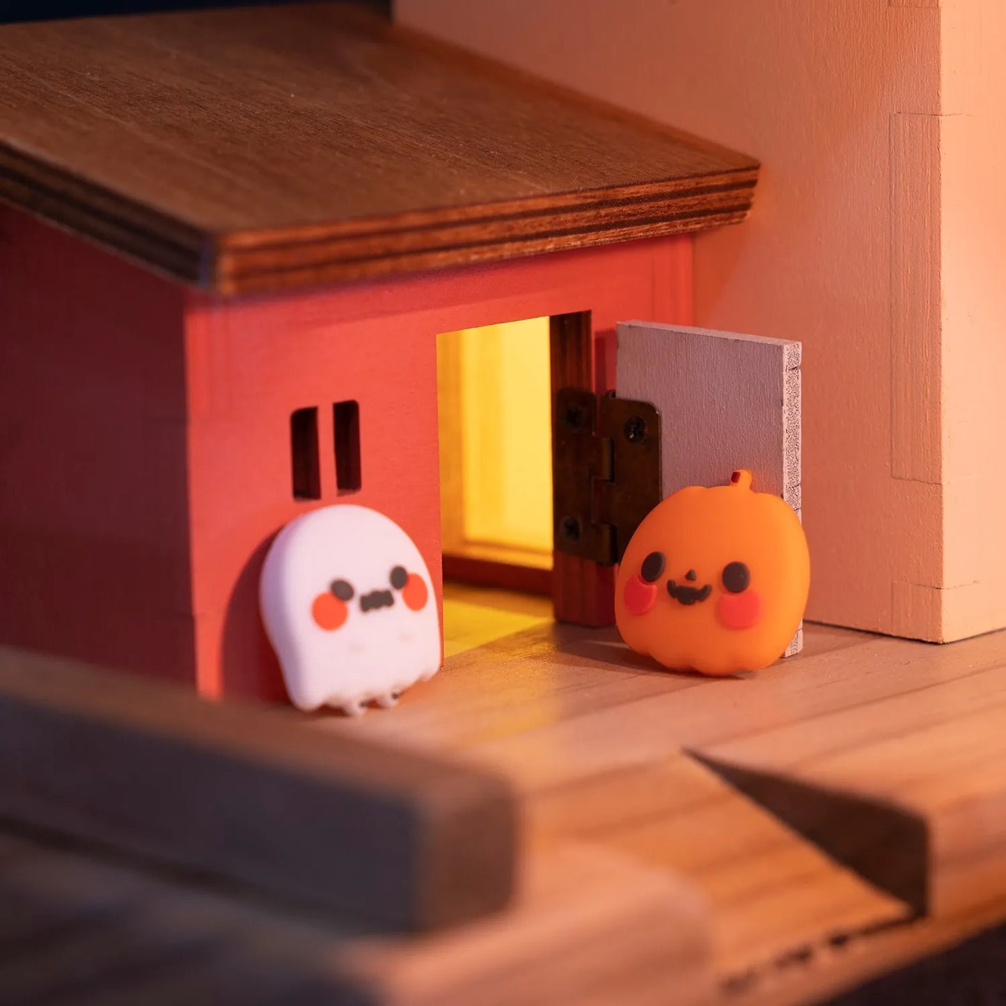 Cute & Spooky Halloween D-Pad ABXY Button Caps Luminous Thumb Grips for Nintendo Switch/Switch