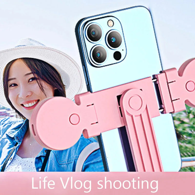 Pink Wireless Selfie Stick Stand with Light Bluetooth with Remote & Tripod