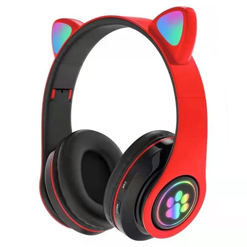 Kitty Wireless Bluetooth Gaming Music Headset Headphones Multiple Colors
