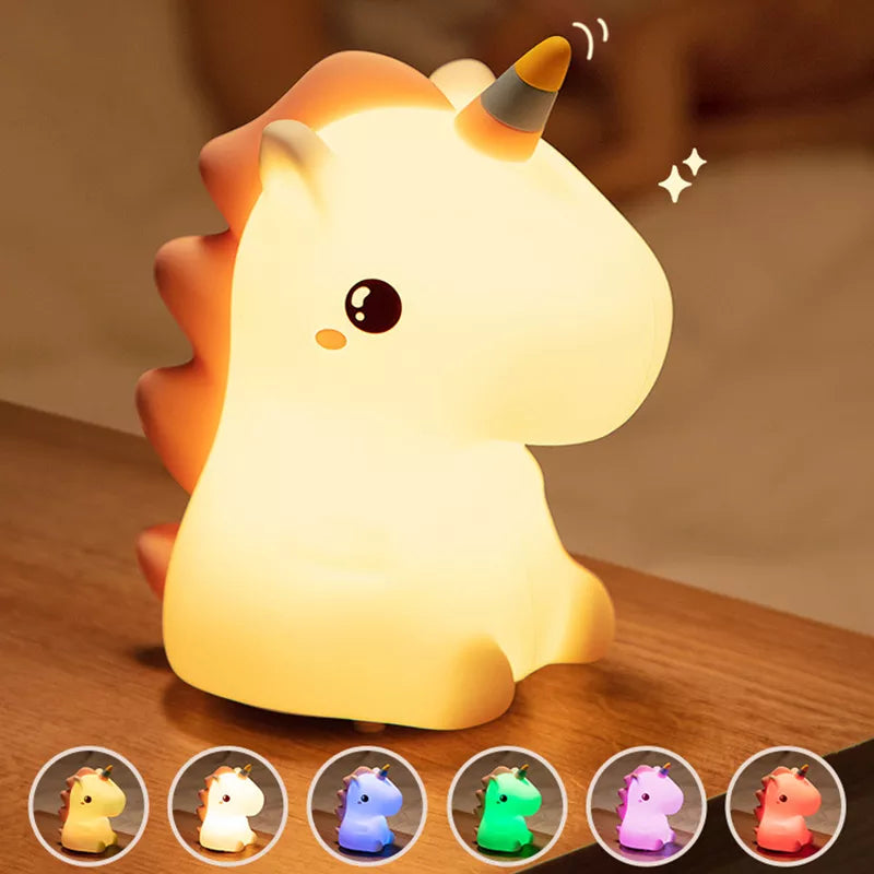 Unicorn Cute Kawaii LED Night Light Lamp Bedroom Decor