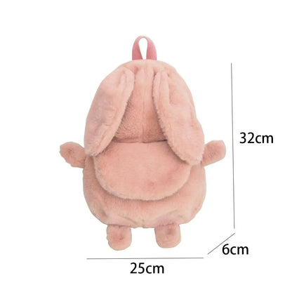 Cute Plush Bunny Backpack Bag (Various Colours)