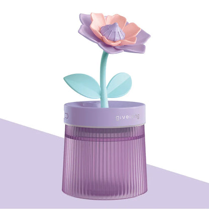 Flower Light Up Humidifier/ Diffuser - USB Ultrasonic