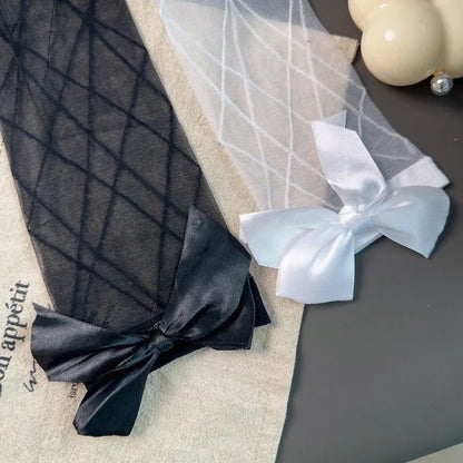 Knee High Bow Socks Stockings