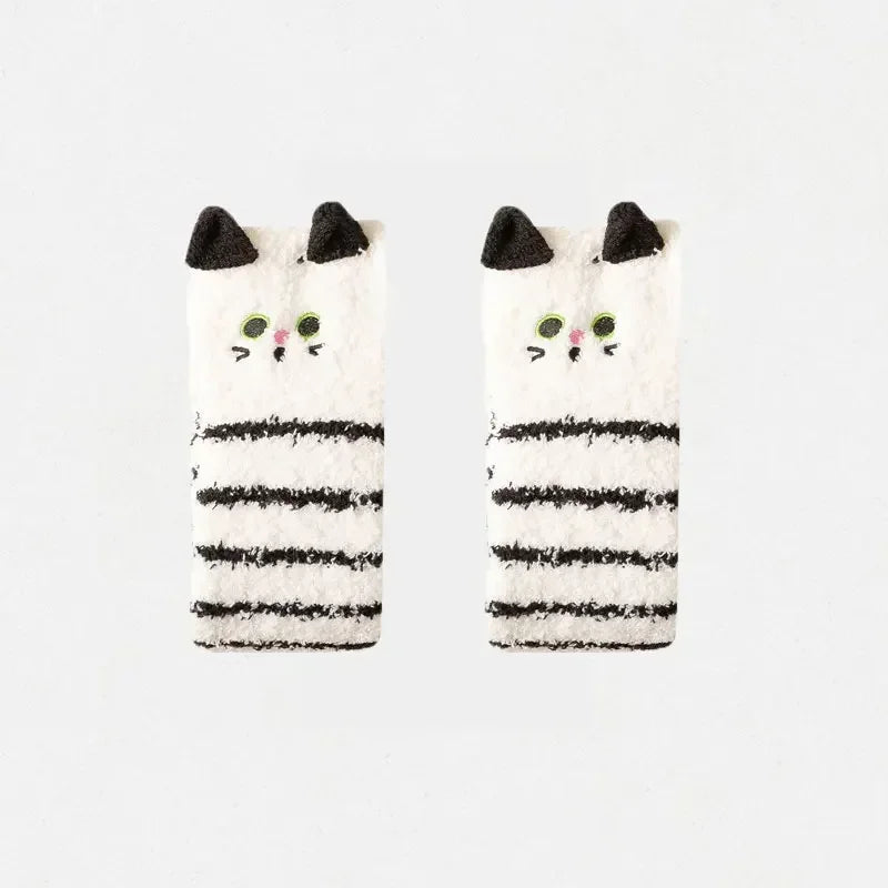 Warm Cute Cozy Bear Thermal Leg Warmer Over Knee Socks(Various Styles)