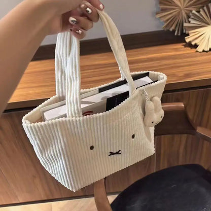 Kawaii  Cute Cream Tote Casual Handbag
