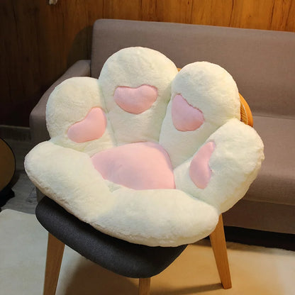 Kawaii Cute Cozy Plush Bear Paw Cushion Home Decor