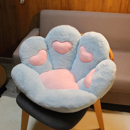 Kawaii Cute Cozy Plush Bear Paw Cushion Home Decor