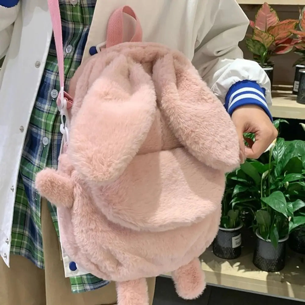 Cute Plush Bunny Backpack Bag (Various Colours)