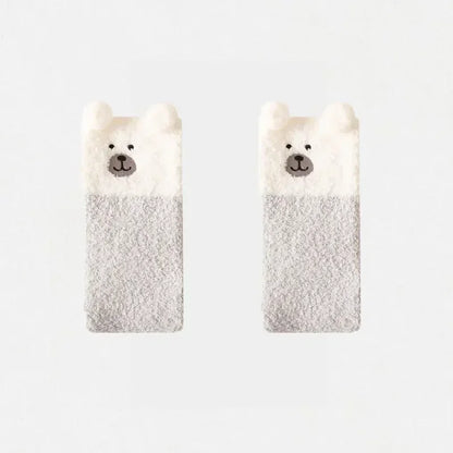 Warm Cute Cozy Bear Thermal Leg Warmer Over Knee Socks(Various Styles)