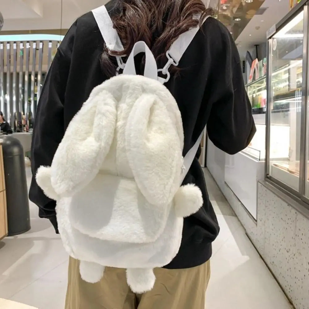 Cute Plush Bunny Backpack Bag (Various Colours)