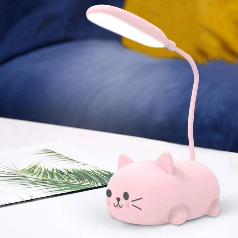 Cute Kawaii Pastel Kitty USB Desk Lamp