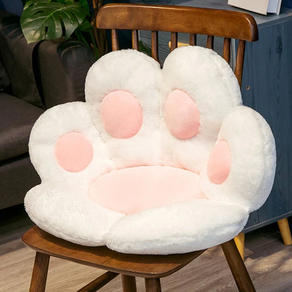 Kawaii Cute Cozy Plush Bear Paw Cushion Home Decor