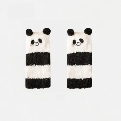 Warm Cute Cozy Bear Thermal Leg Warmer Over Knee Socks(Various Styles)