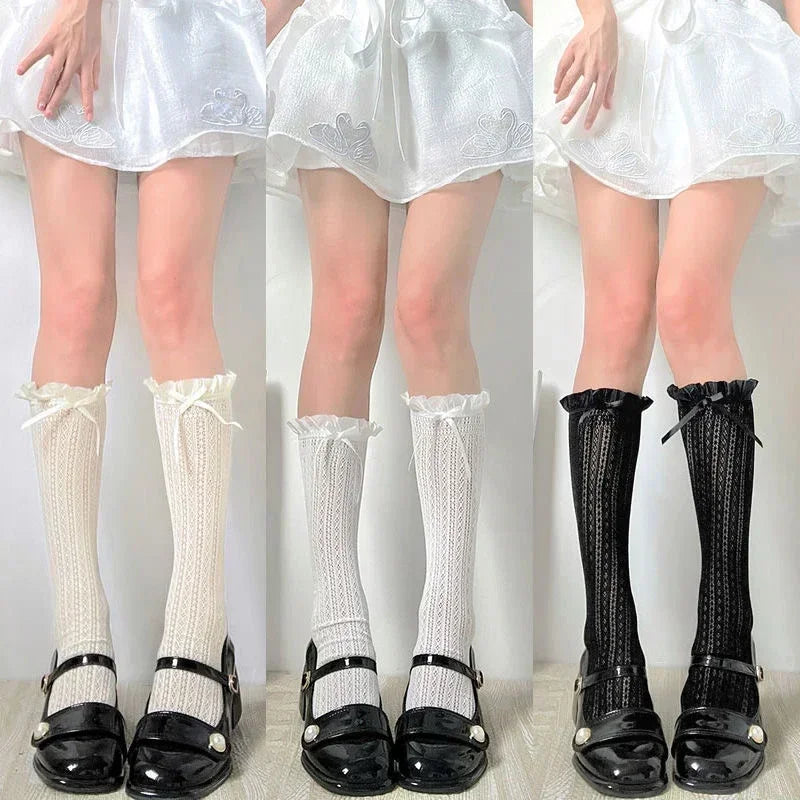 Cute Kawaii Over The Knee Women's Stocking Socks