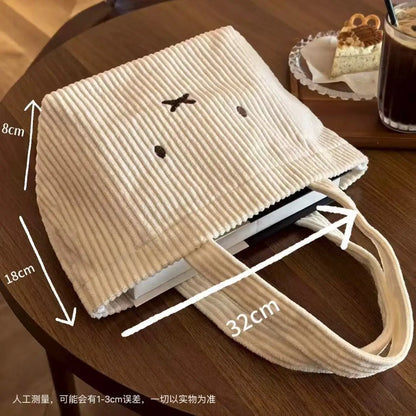 Kawaii  Cute Cream Tote Casual Handbag