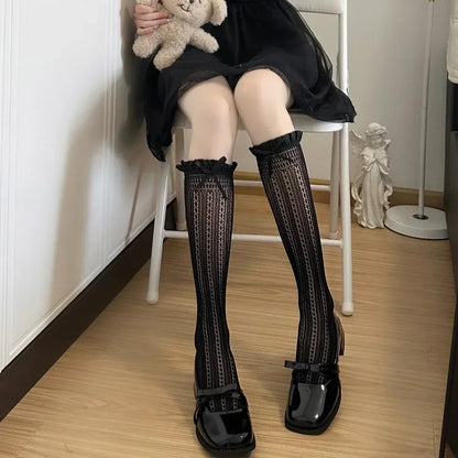 Cute Kawaii Over The Knee Women's Stocking Socks