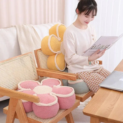 Flower Chunky 3D Cushion in Various Colors