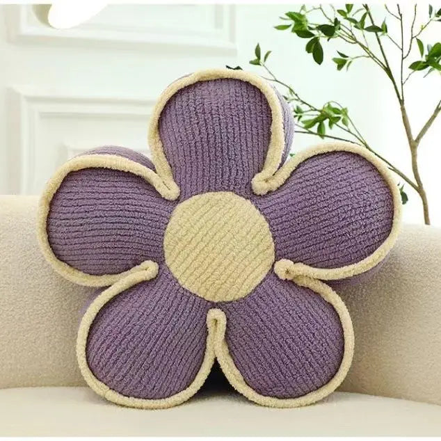 Flower Chunky 3D Cushion in Various Colors