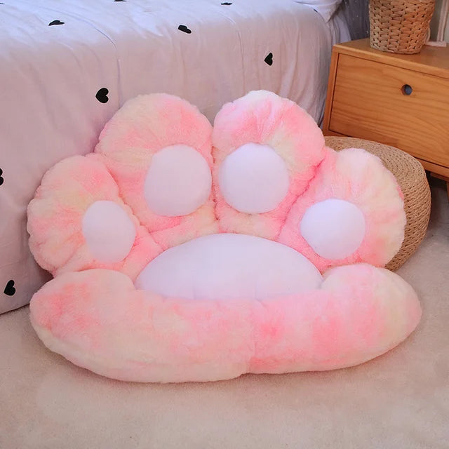 Kawaii Cute Cozy Plush Bear Paw Cushion Home Decor
