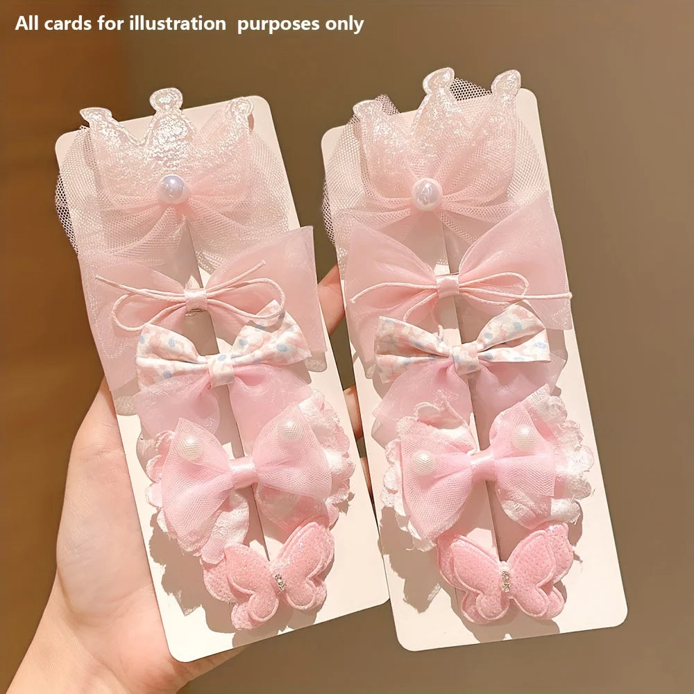 Cute 10 Pieces Pink Hairpins