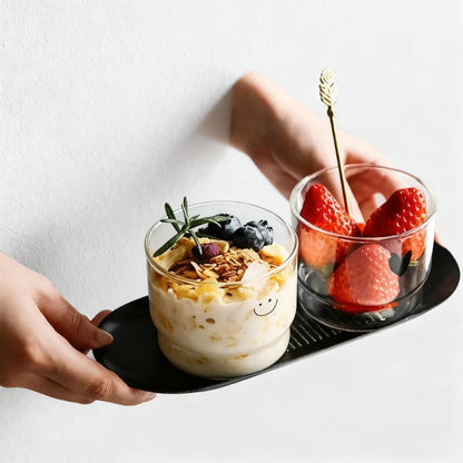 Cute Trendy Love Heart Happy Drinking Glass