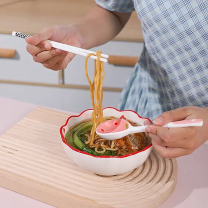 Kawaii Strawberry Ceramic Spoon