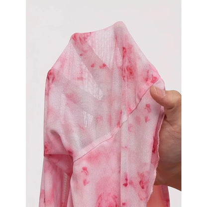 Pink Bow Floral Long Sleeved Top