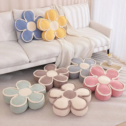 Flower Chunky 3D Cushion in Various Colors