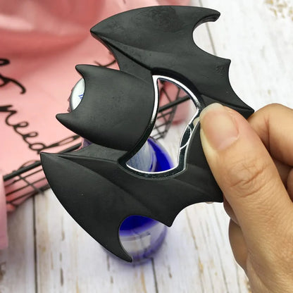 Bat Shape Bottle Opener Fridge Magnet Halloween Goth Homeware Gift