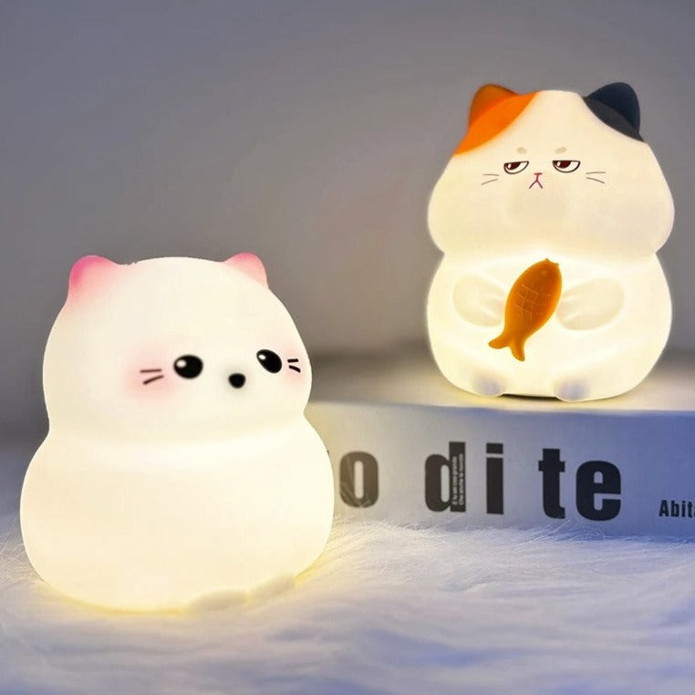 Cat Night Light USB Rechargeable Room Decor