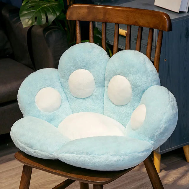 Kawaii Cute Cozy Plush Bear Paw Cushion Home Decor