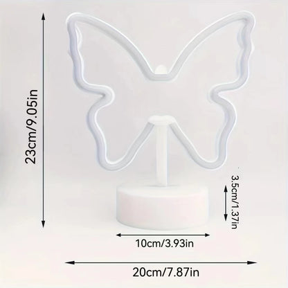 Colorful Desktop Butterfly Neon Light
