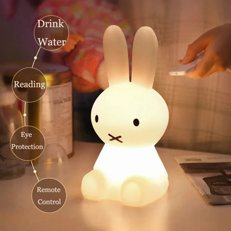 Rabbit Lamp - Cute Cozy Kawaii Night Light